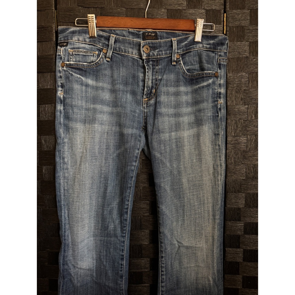 Citizens of Humanity Jeans Womens 28 Blue Excellent Low Rise Flare Denim - Picture 2 of 13